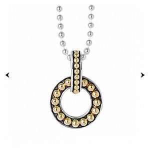Genuine Lagos Enso Circle Pendant Necklace